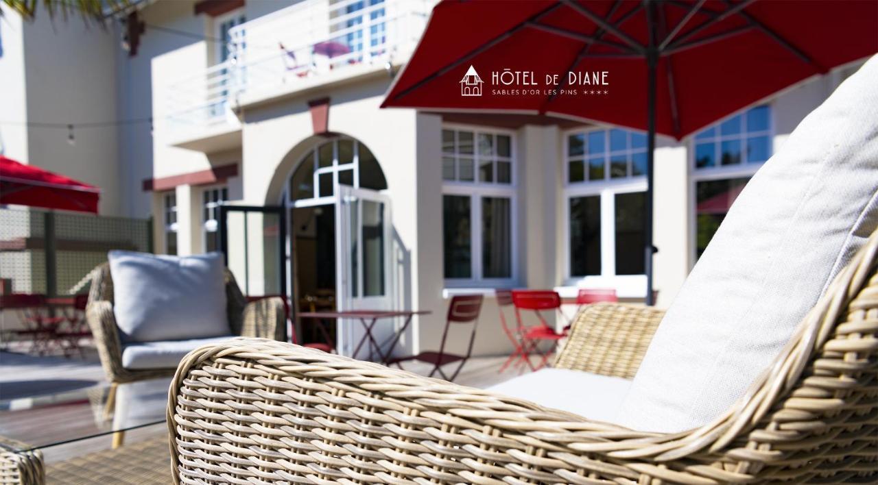 黛安酒店 Sables-dʼOr-les-Pins 外观 照片