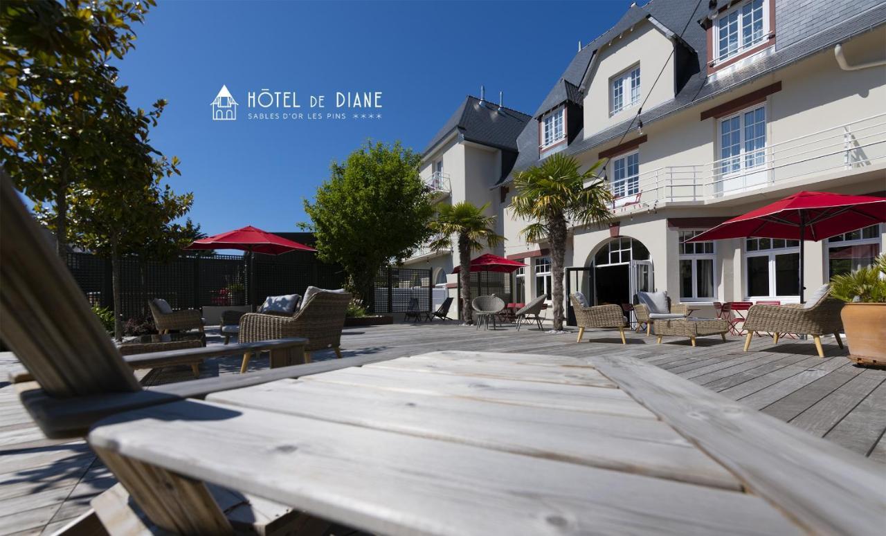黛安酒店 Sables-dʼOr-les-Pins 外观 照片
